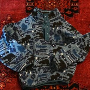 LL bean fleece pullover for kids